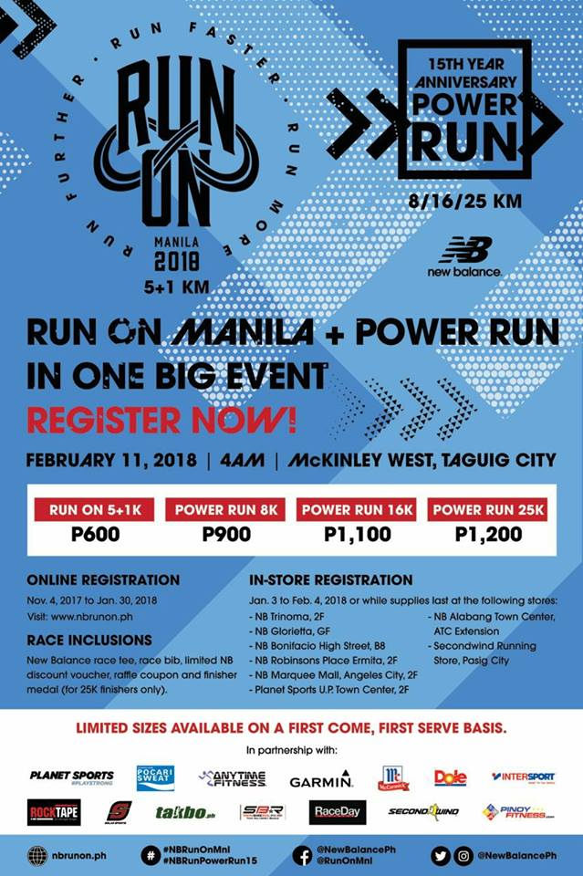 NEW BALANCE RUN ON MANILA + POWER RUN 