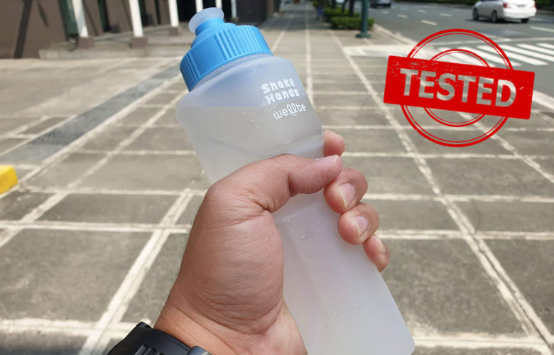 Shake Hands Water Bottle | Gear Review 7