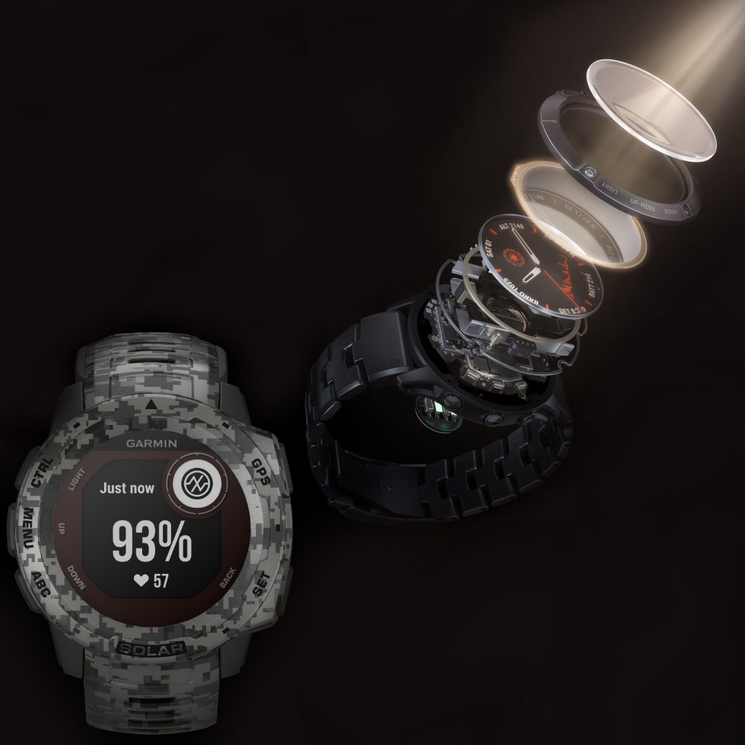 fenix 6 solar charging