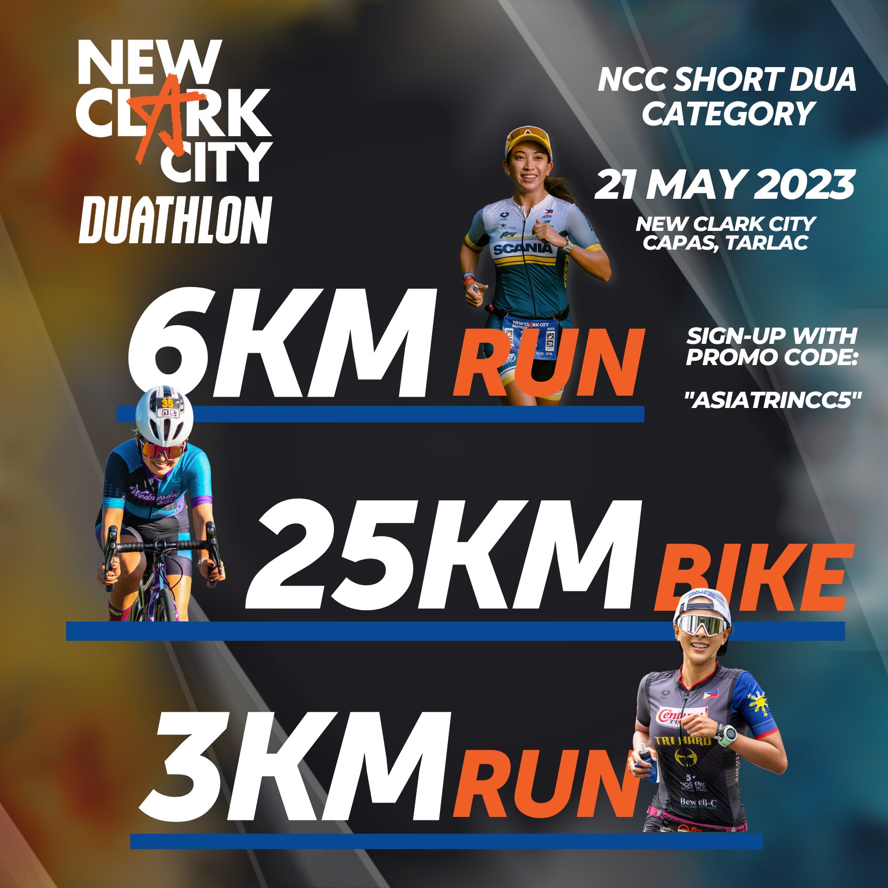 New Clark City Duathlon | May 21, 2023 7